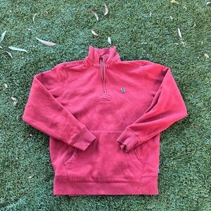 Izod Red Zip-Up Men's Sweater